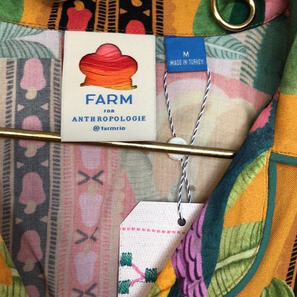 Anthropologie Farm Rio Hisbiscus Pajama Set - Picture 7 of 16